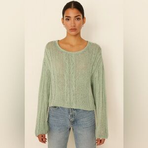 Free People Wool Alpaca Blend Sweater